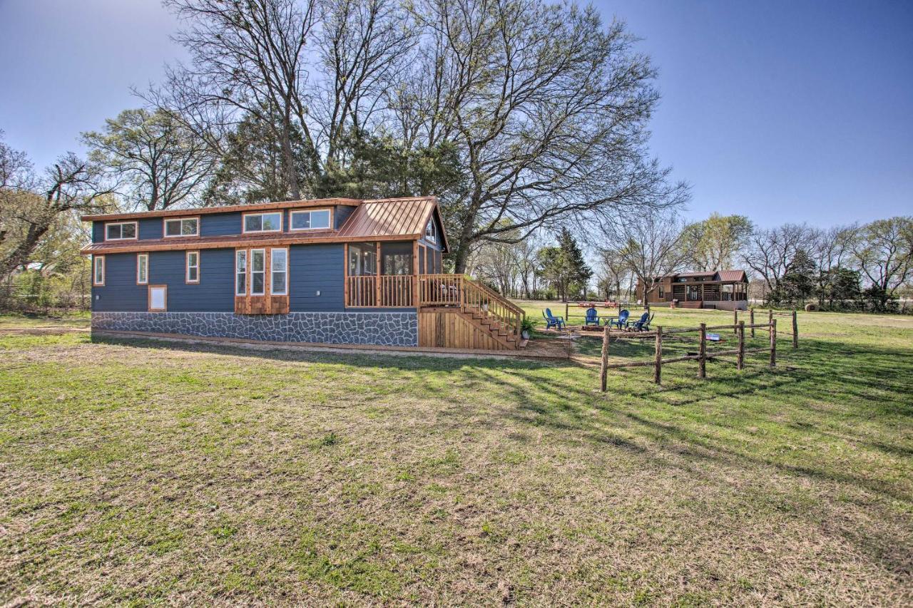 Cozy Mckinney Tiny Home With Porch And Fire Pit! Eksteriør billede